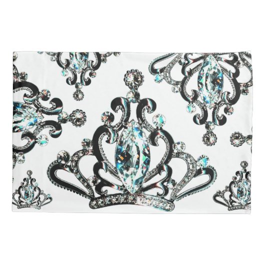 "Wenn das Tiara passt, trage es!" Kissenbezug (Rückseite-Links)