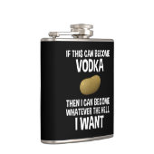 Wenn das Vodka werden kann Flachmann (Rechts)