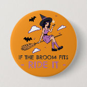 Wenn das Zimmer passt es - Hexenhaus Button (Vorderseite)