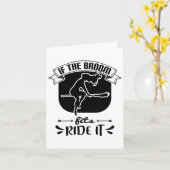 Wenn das Zimmer passt es - lustiges Halloween Karte (Gelbe Blume)