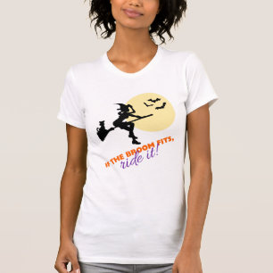 Wenn das Zimmer passt, fahren Sie es Halloween-Fra T-Shirt