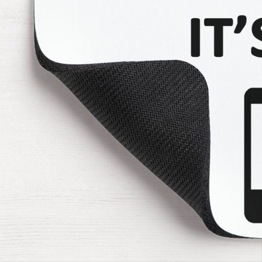 Wenn dein Telefon nicht klingelt, bin ich Mousepad (Ecke)