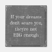 Wenn deine Träume dir keine Angst machen Magnet (Vorne)