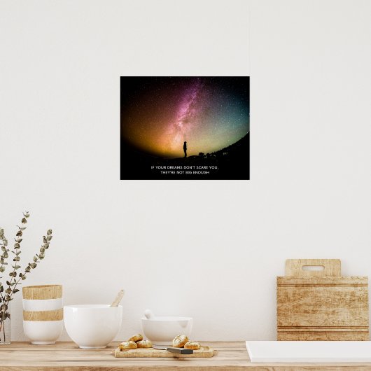 Wenn deine Träume dir keine Angst machen Poster (Küche)