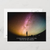 Wenn deine Träume dir keine Angst machen Postkarte (Vorne/Hinten)