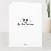 Wenn der Anblick Retro-Gruß töten könnte Karte (Rückseite)