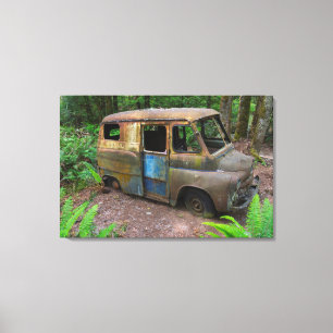 Wenn der Arbeitstag vorbei ist Leinwanddruck