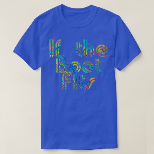 Wenn der Boot-Wert passt T-Shirt (Design vorne)