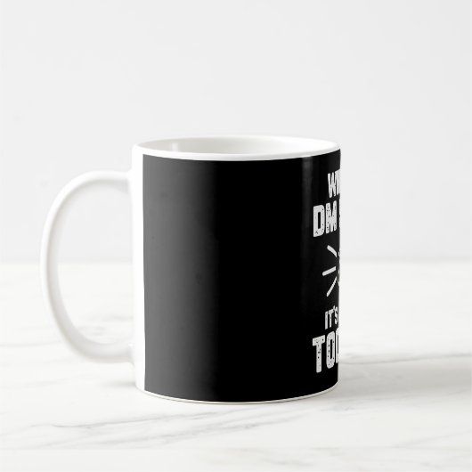 Wenn der DM RPG-Nerd lächelt Kaffeetasse (Links)