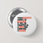 Wenn der Faschismus in Amerika kommt Button (Vorne & Hinten)