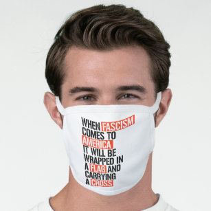 Wenn der Faschismus in Amerika kommt Mund-Nasen-Maske