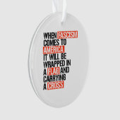 Wenn der Faschismus in Amerika kommt Ornament (Vorderseite)