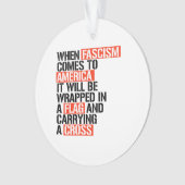 Wenn der Faschismus in Amerika kommt Ornament (Vorderseite)