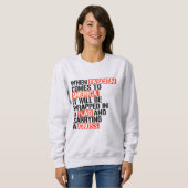 Wenn der Faschismus in Amerika kommt Sweatshirt (Vorne ganz)