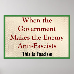 Wenn der Feind Antifaschist ist Poster