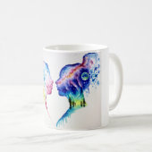 Wenn der Frühlingstag die Winternacht trifft Kaffeetasse (VorderseiteRechts)