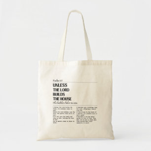 Wenn der Herr nicht das Haus baut Psalm 127 Tasche