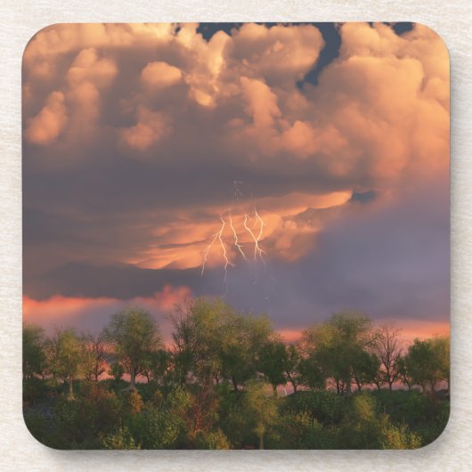 Wenn der März seine Horn Corn Untersetzer bläst (Vorderseite)