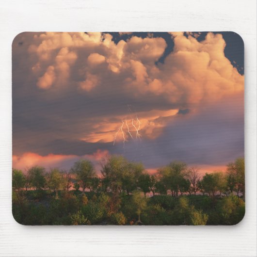 Wenn der März seine Horn-Mousepad bläst Mousepad (Vorne)