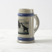 Wenn der Mond zur Giraffe flüstert Bierglas (VorderseiteRechts)