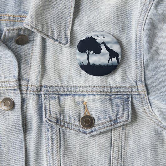 Wenn der Mond zur Giraffe flüstert Button (Beispiel)