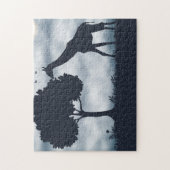 Wenn der Mond zur Giraffe flüstert Puzzle (Vertikal)