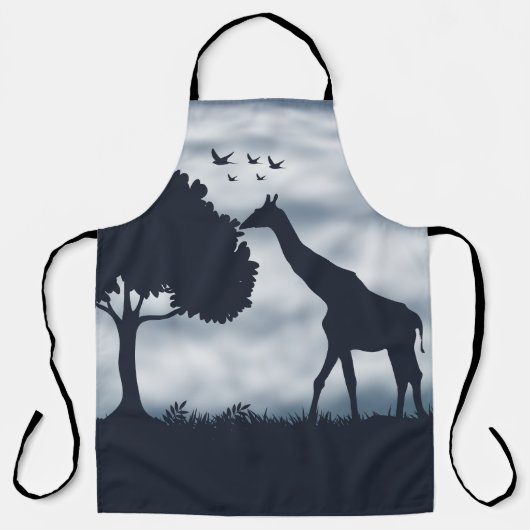Wenn der Mond zur Giraffe flüstert Schürze (Vorderseite)