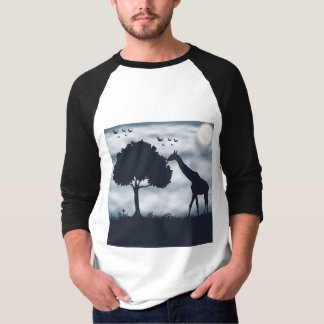 Wenn der Mond zur Giraffe flüstert T-Shirt