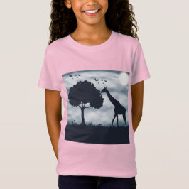 Wenn der Mond zur Giraffe flüstert T-Shirt