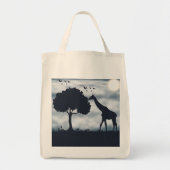 Wenn der Mond zur Giraffe flüstert Tragetasche (Vorne)