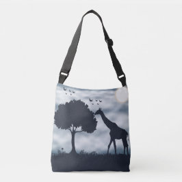 Wenn der Mond zur Giraffe flüstert Tragetaschen Mit Langen Trägern