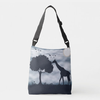 Wenn der Mond zur Giraffe flüstert Tragetaschen Mit Langen Trägern