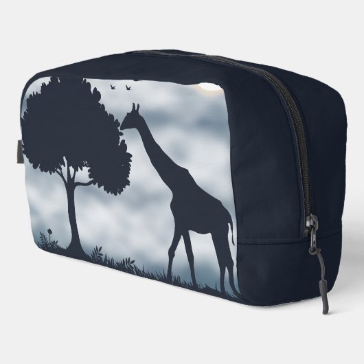 Wenn der Mond zur Giraffe flüstert Waschbeutel (Rechte Ecke)