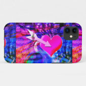 Wenn der Musikpfeil das Herz angriff Case-Mate iPhone Hülle (Rückseite (Horizontal))