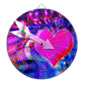 Wenn der Musikpfeil das Herz angriff Dartscheibe (vorne)