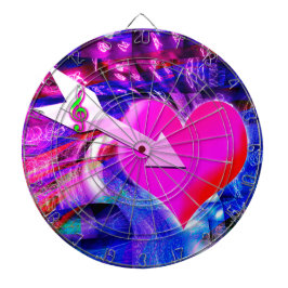 Wenn der Musikpfeil das Herz angriff Dartscheibe