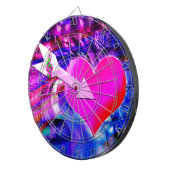 Wenn der Musikpfeil das Herz angriff Dartscheibe (Vorderseite rechts)