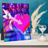 Wenn der Musikpfeil das Herz angriff Fotoplatte (Seite)