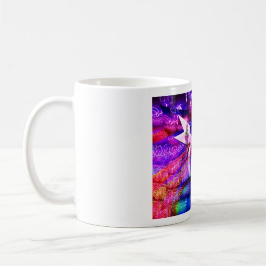 Wenn der Musikpfeil das Herz angriff Kaffeetasse (Links)