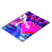 Wenn der Musikpfeil das Herz angriff Notizblock (Linke Seite)