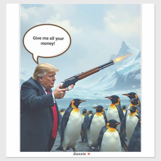 Wenn der Präsident dumm ist Aufkleber (Blatt)