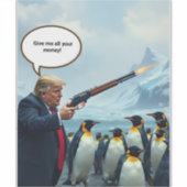 Wenn der Präsident dumm ist Aufkleber (Vorderseite)