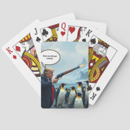 Wenn der Präsident dumm ist Spielkarten