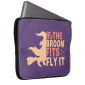 Wenn der Raum Fliegen passt es lustiges Zitat Hall Laptopschutzhülle (Vorne Rechts)