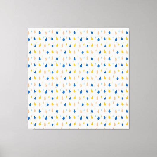 Wenn der Regen so Hübsch aussieht Leinwanddruck (Vorderseite)