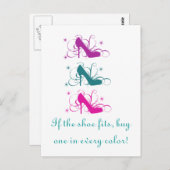 Wenn der Schuh auf die Postkarte passt (Vorne/Hinten)