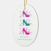 Wenn der Schuh dem Oval-Ornament passt Keramikornament (Links)