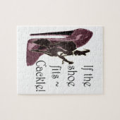 Wenn der Schuh ~ Gegacker passt! Sprüche-Geschenke Puzzle (Horizontal)