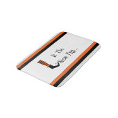 Wenn der Schuh Halloween-Badematte anpasst Badematte (Schrägansicht)