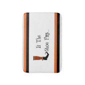 Wenn der Schuh Halloween-Badematte anpasst Badematte (Vorderseite Vertikal)